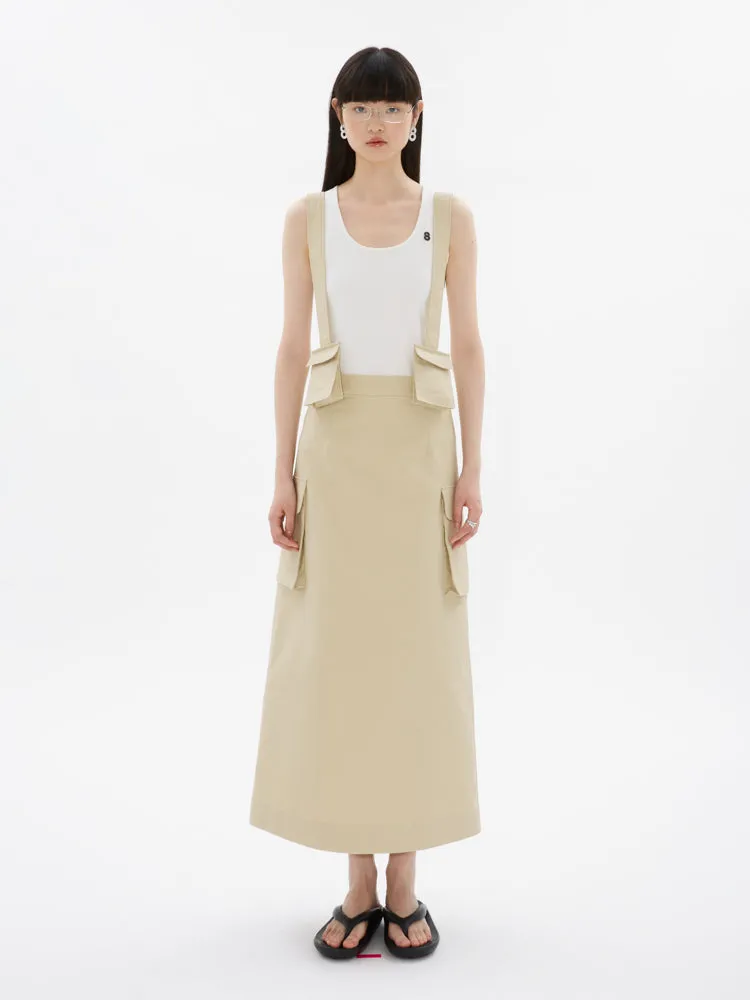 A-line Strap Skirt