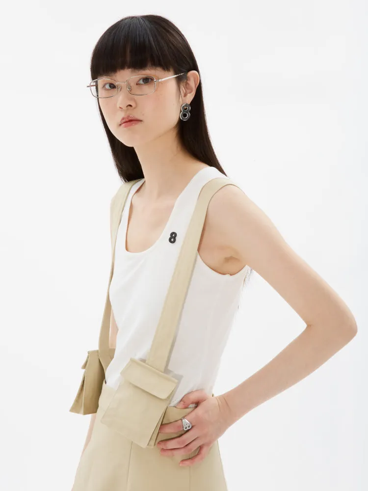 A-line Strap Skirt
