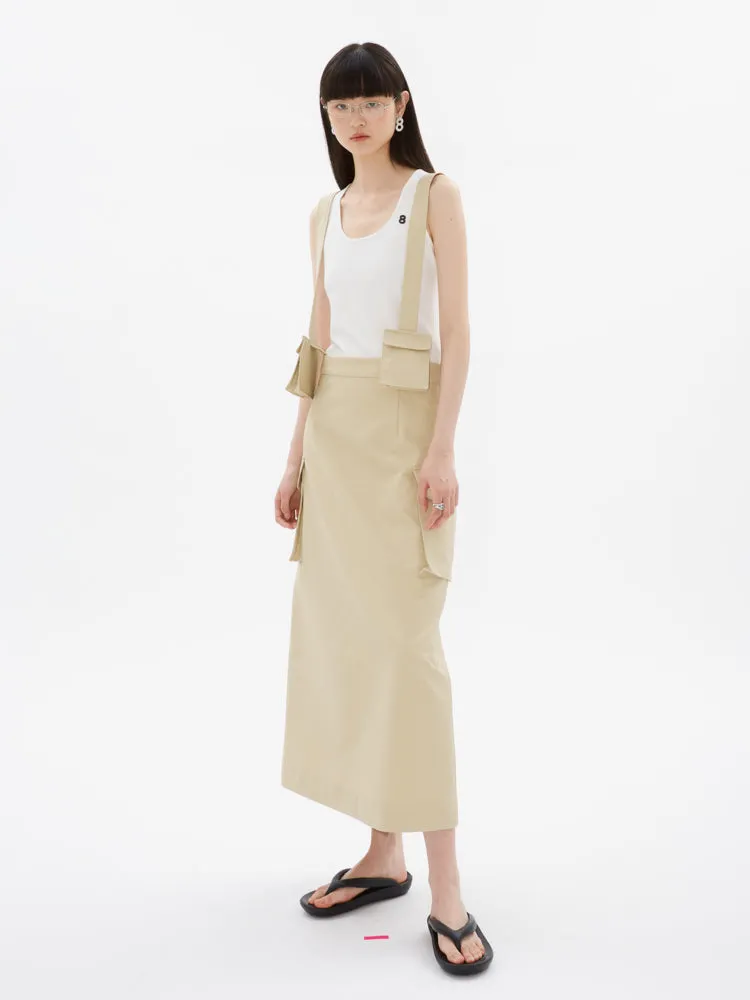 A-line Strap Skirt