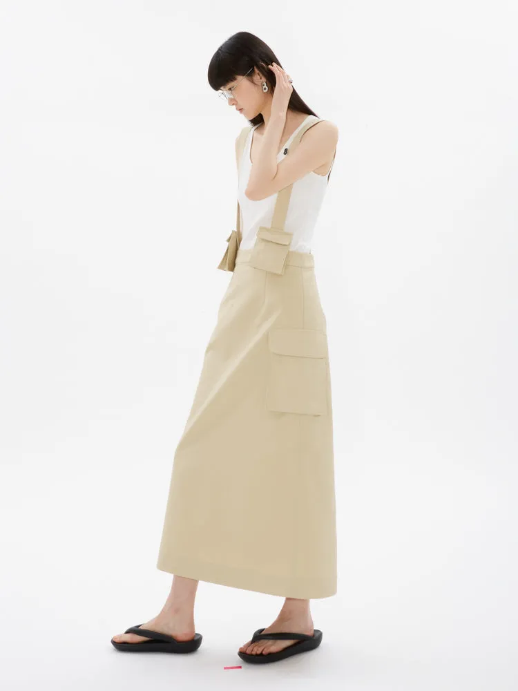 A-line Strap Skirt
