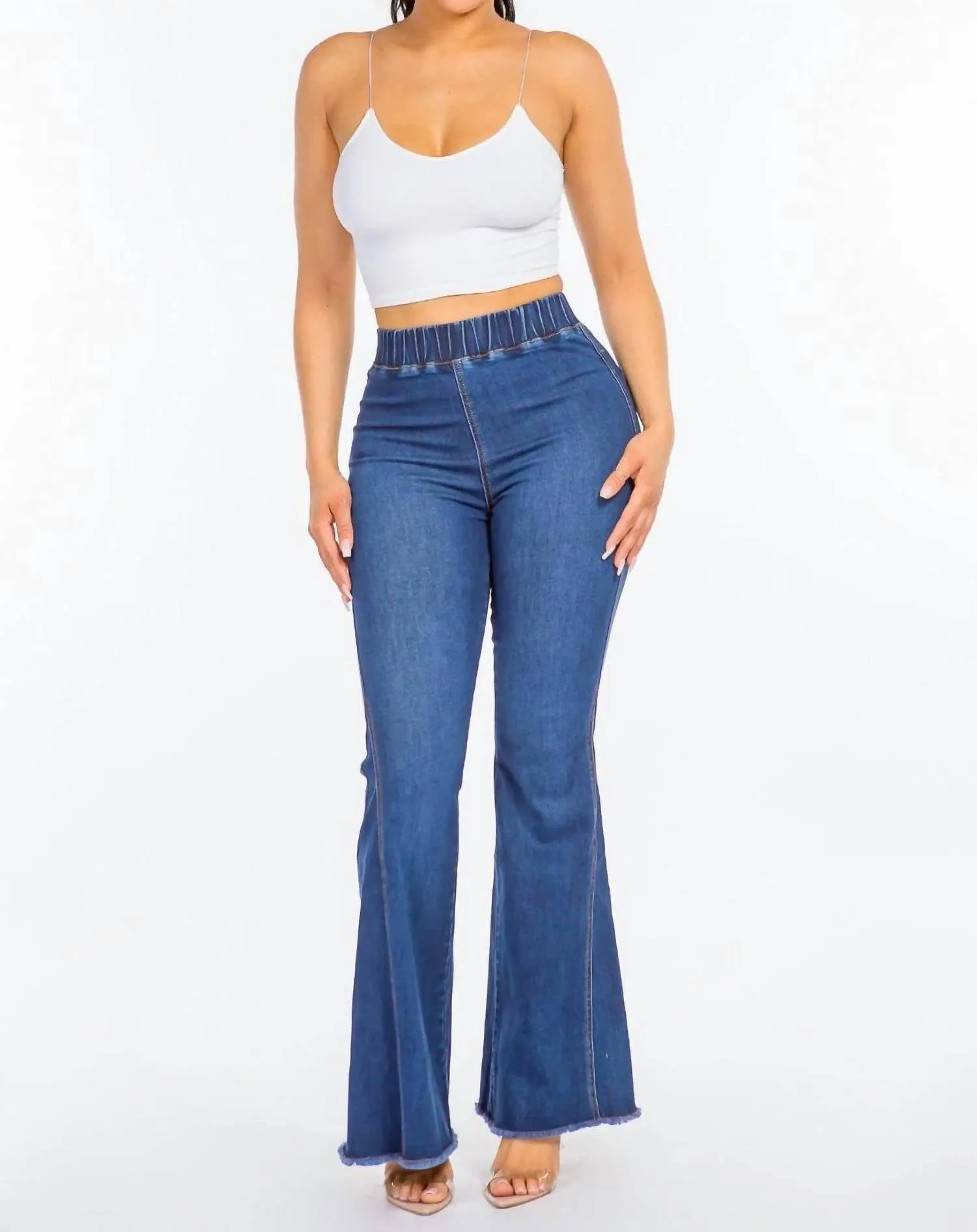 American Bazi - High Waist Curvy Flare Jeans
