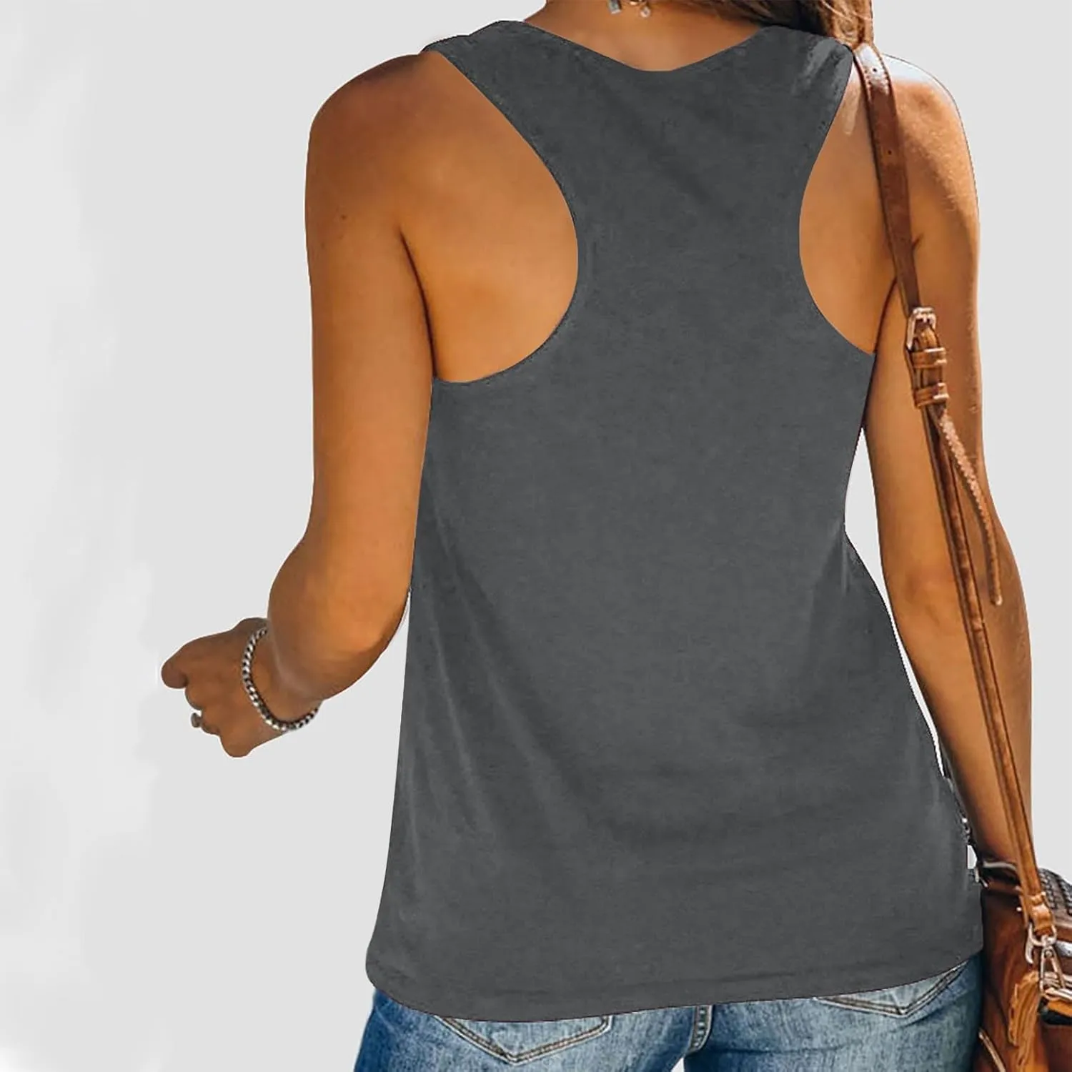 American Flag Tank for Womens Top 4th of July Independence Day Camisole USA Flag Patriotic Summer Sleeveless Shirt