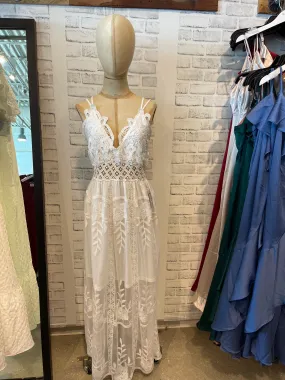 Birk Lace Dress in White