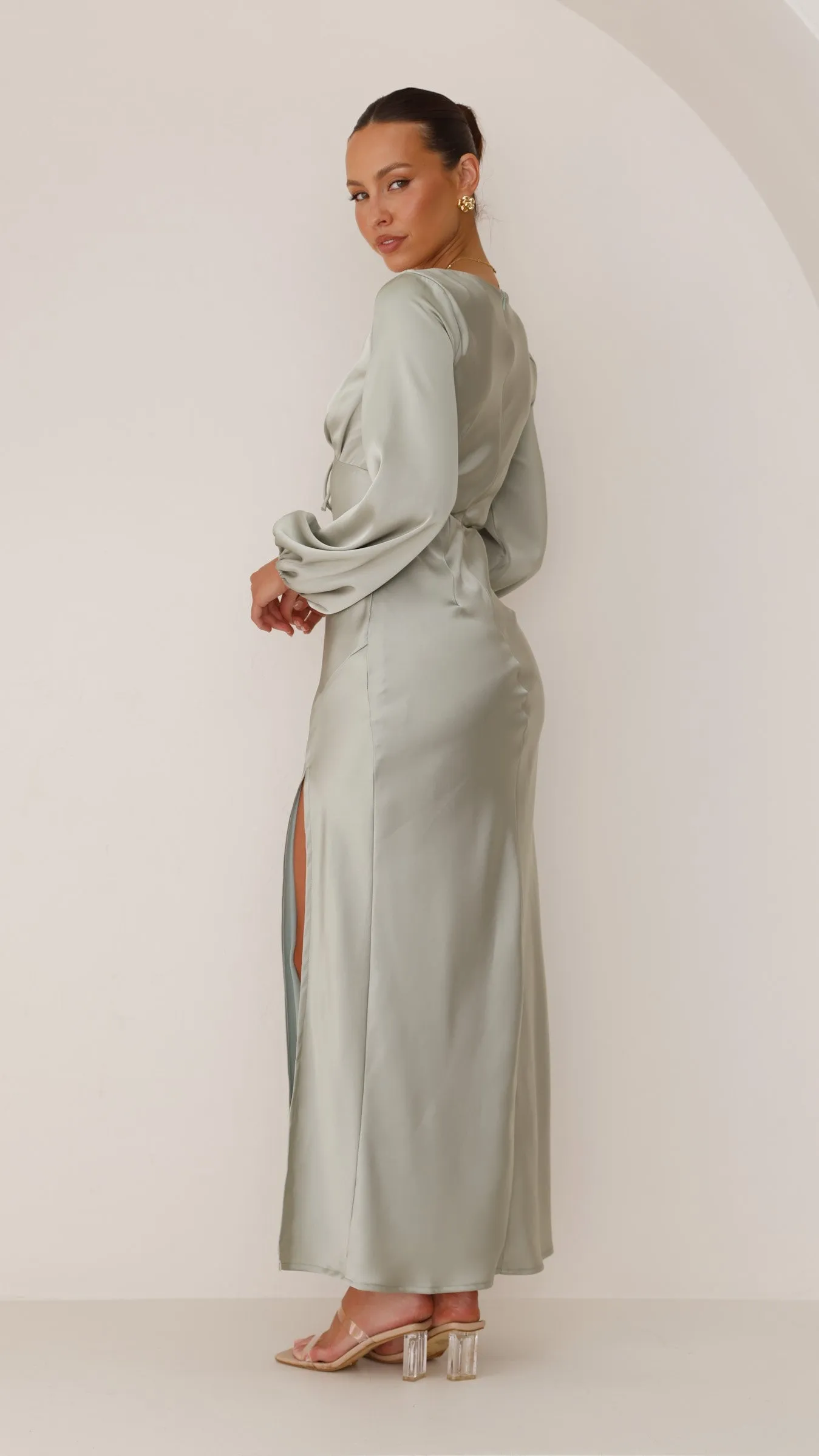Brigitte Maxi Dress - Olive