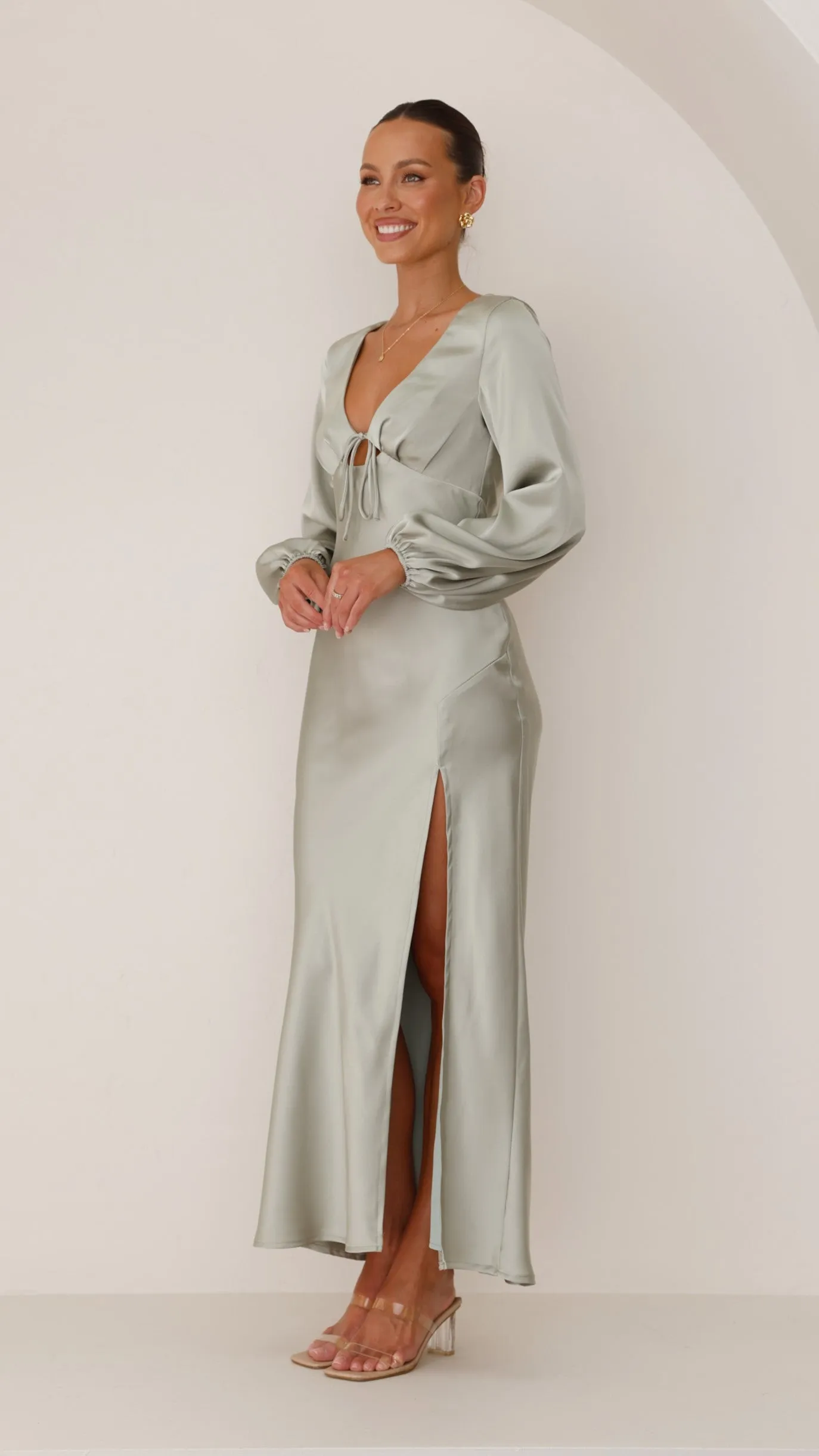 Brigitte Maxi Dress - Olive