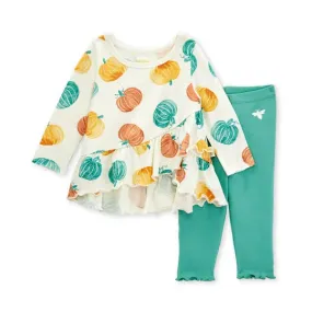 Burt's Bees Baby Grateful Pumpkins Tunic & Ribbed Legging Set