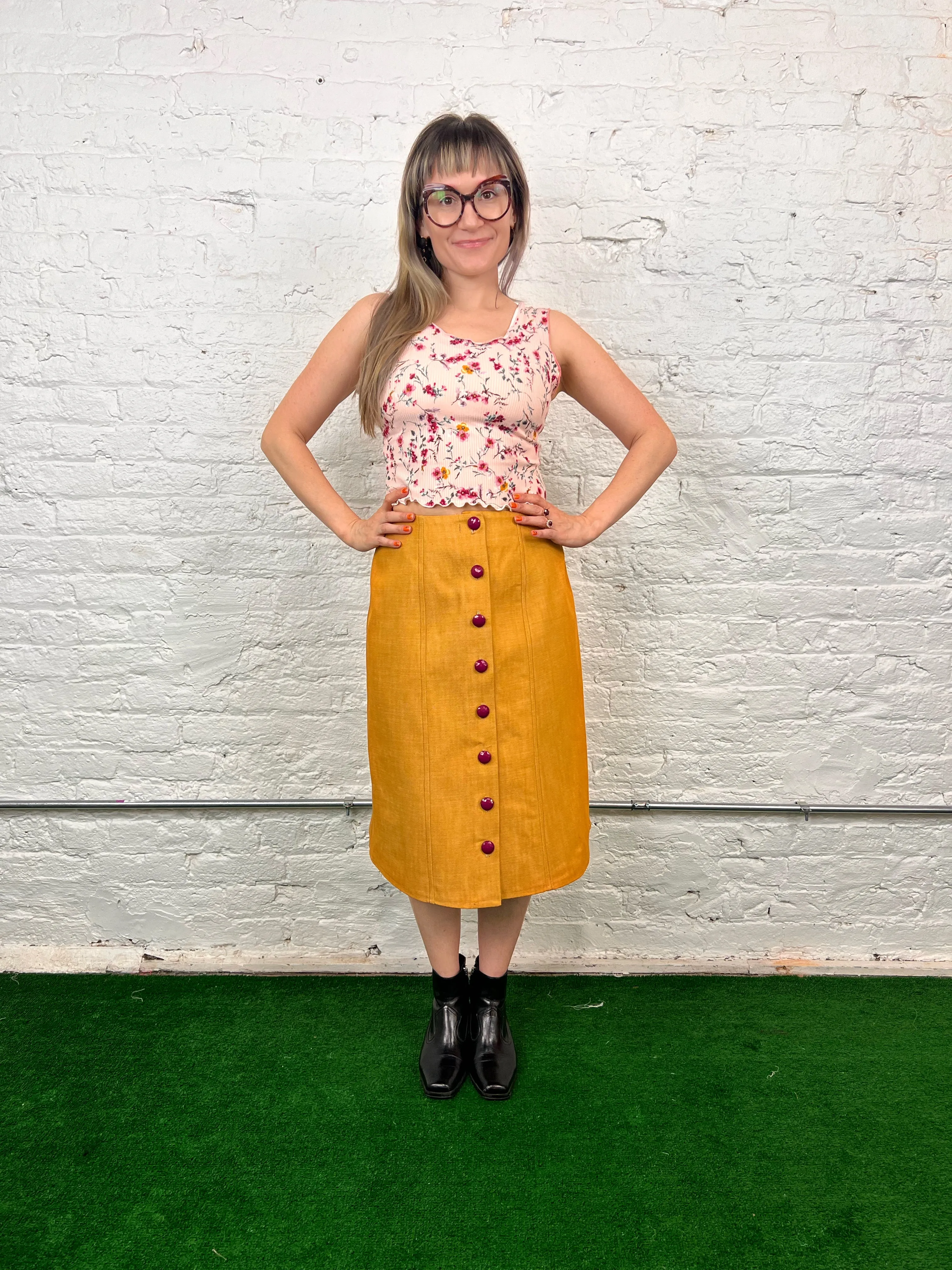 Button up skirt PDF Sewing Pattern