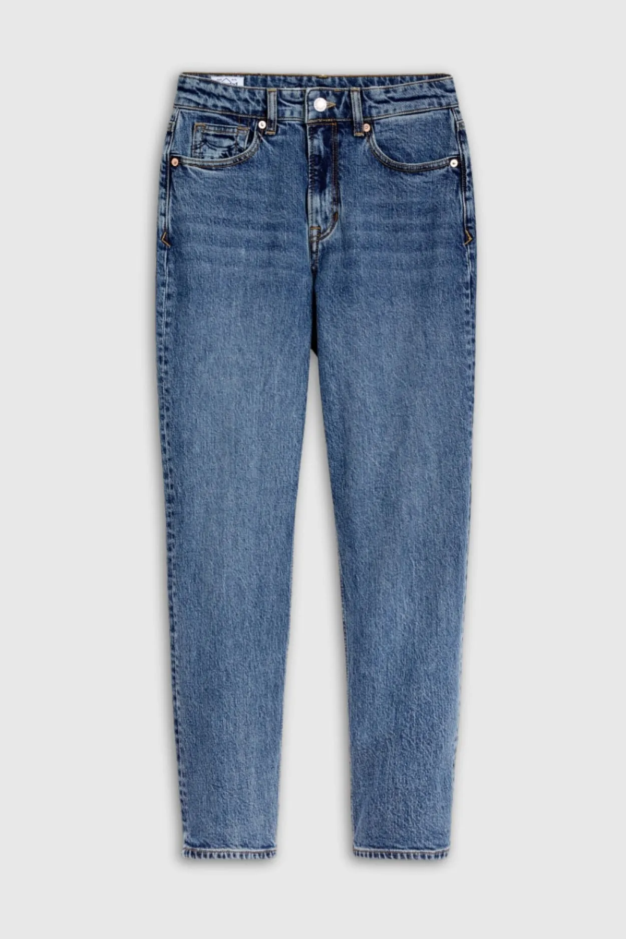 Caroline Cropped Stretch Xavier Blue Marble