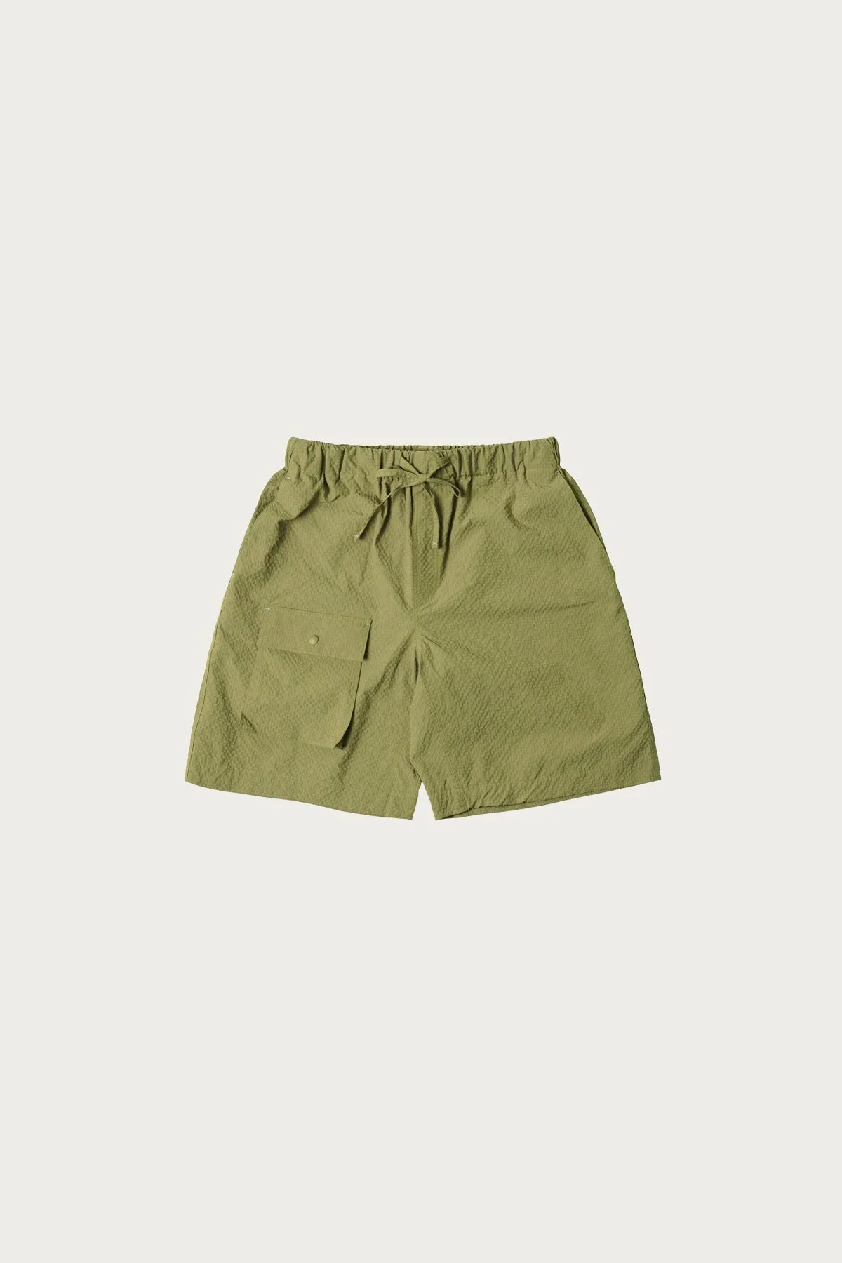 Comfortable Banding Shorts - Moss Green