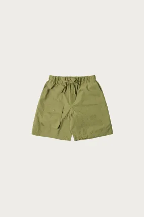 Comfortable Banding Shorts - Moss Green
