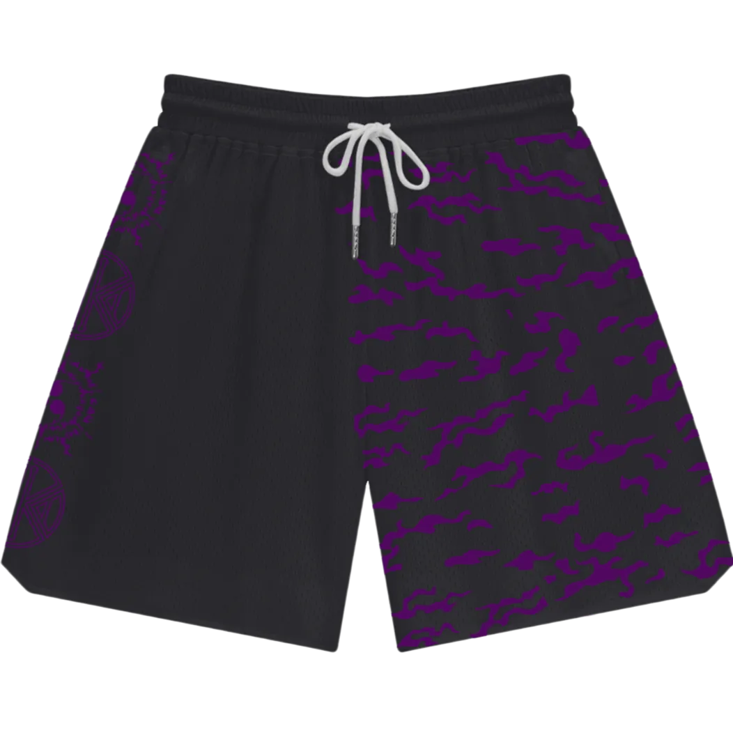 Cursed Seal of Heaven - Basketball Shorts