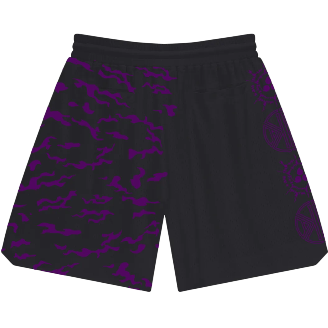 Cursed Seal of Heaven - Basketball Shorts