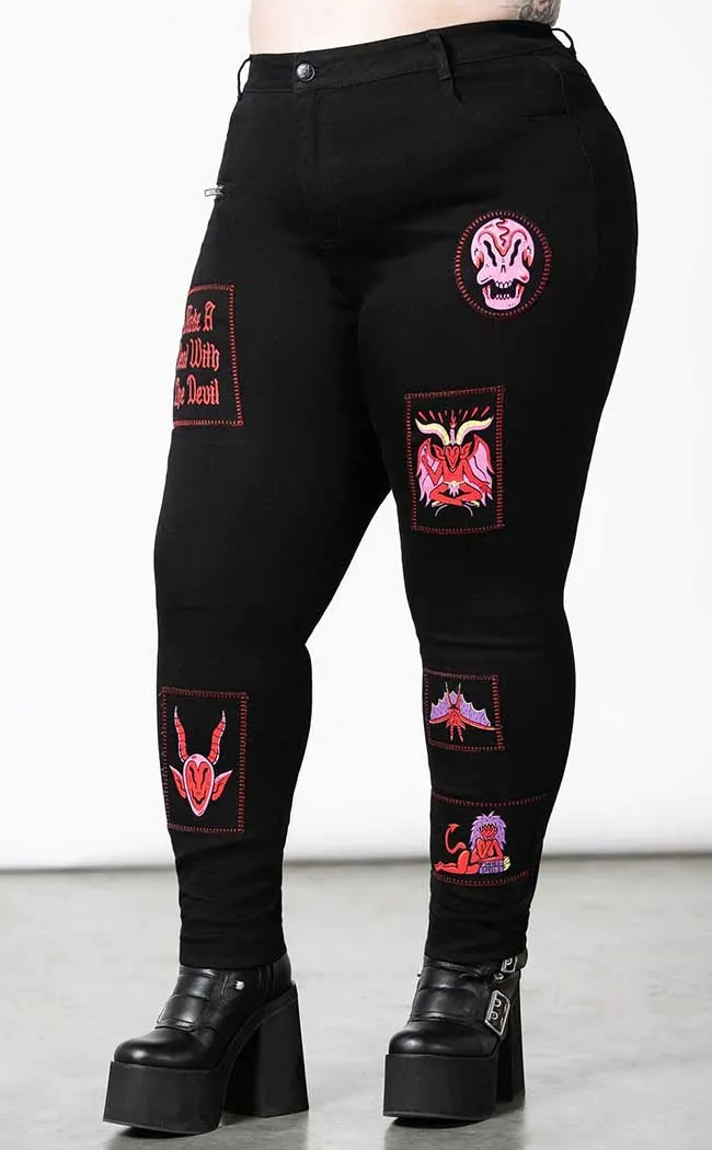 Dealer Patched Jeans