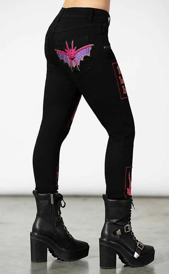 Dealer Patched Jeans