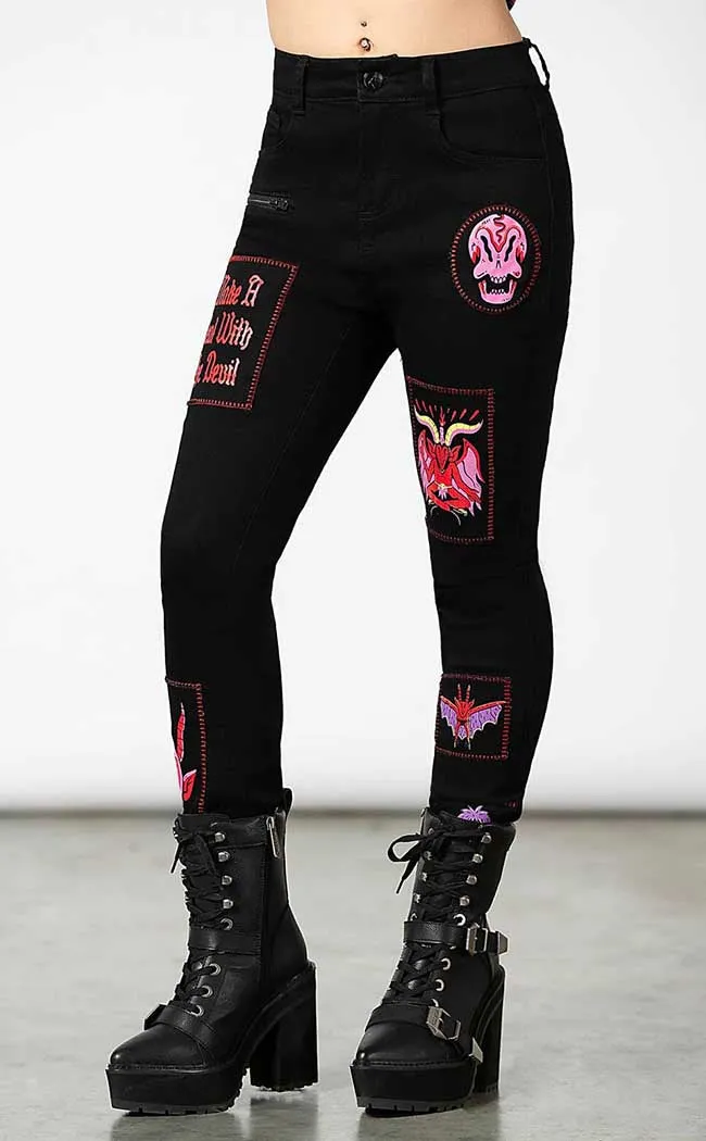 Dealer Patched Jeans