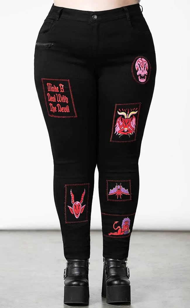 Dealer Patched Jeans