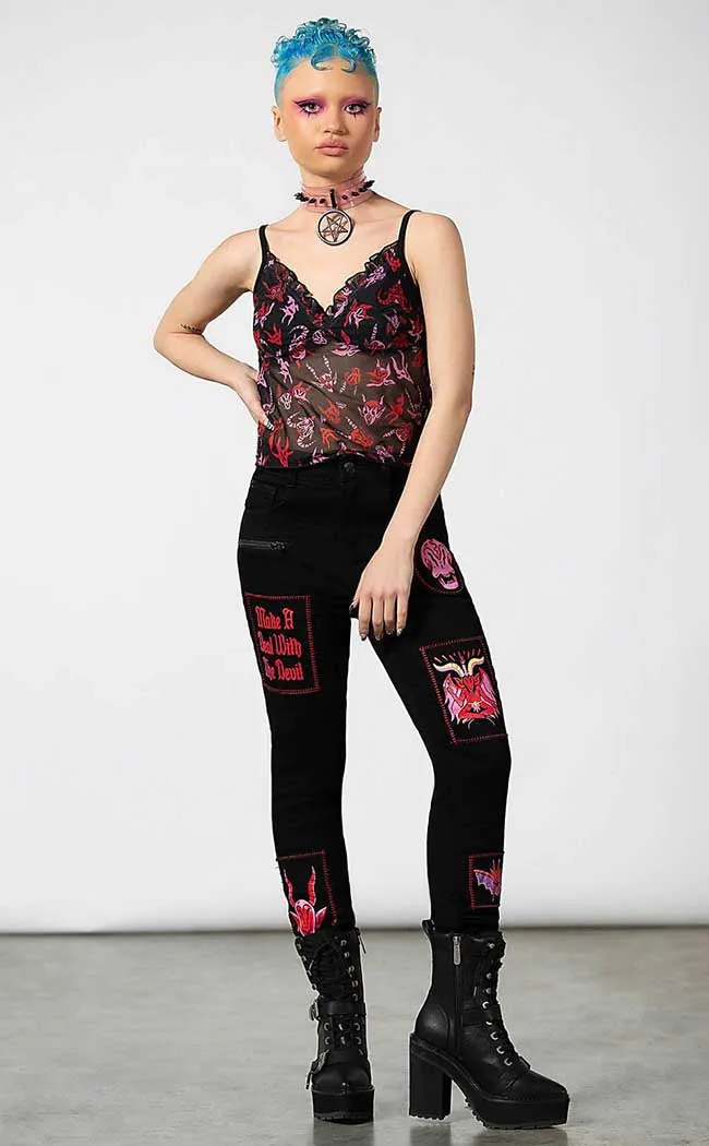 Dealer Patched Jeans