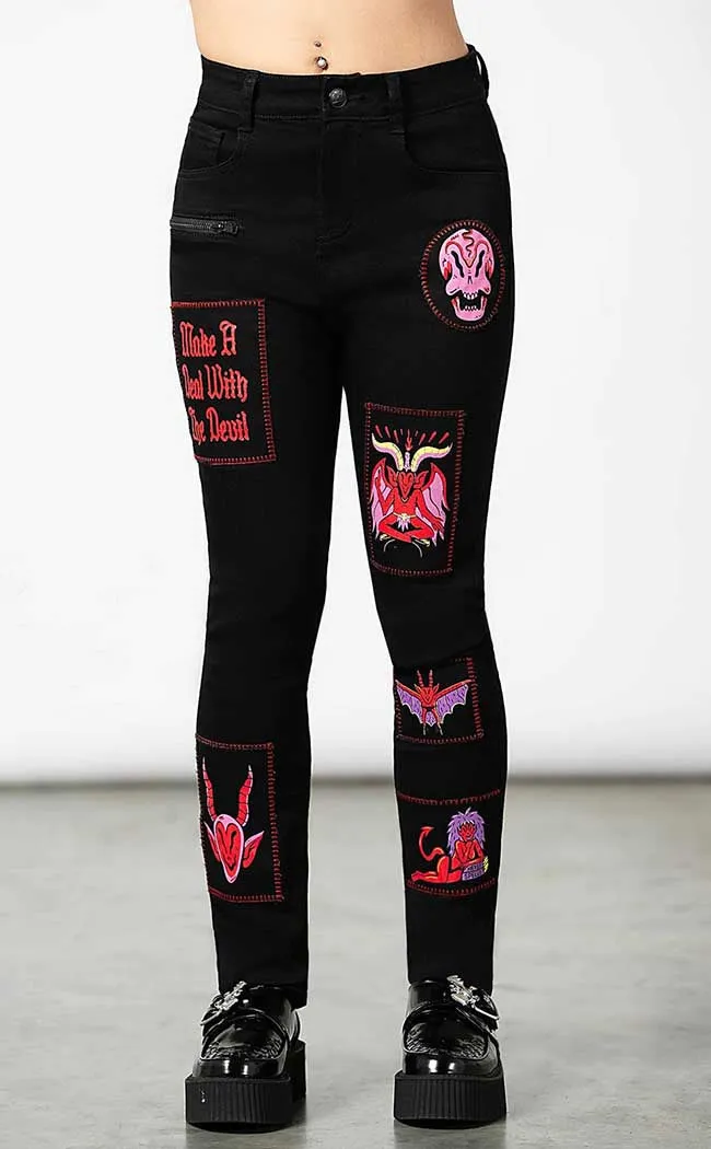 Dealer Patched Jeans