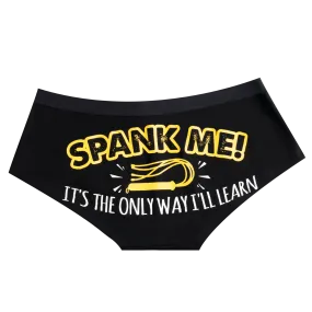 Deam Apparel SPANK ME! IT'S THE ONLY WAY I'LL LEARN Men's Underwear Boxer Low Rise Brief Underpants
