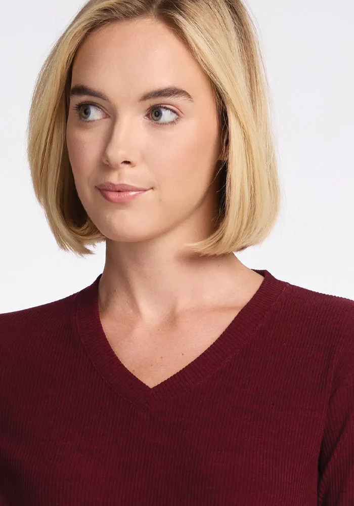 Evie Tunic • Final Sale Deals! - Cranberry Melange