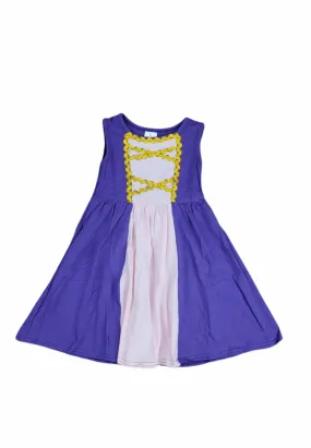 Golden Haired Princess Inspired Dress