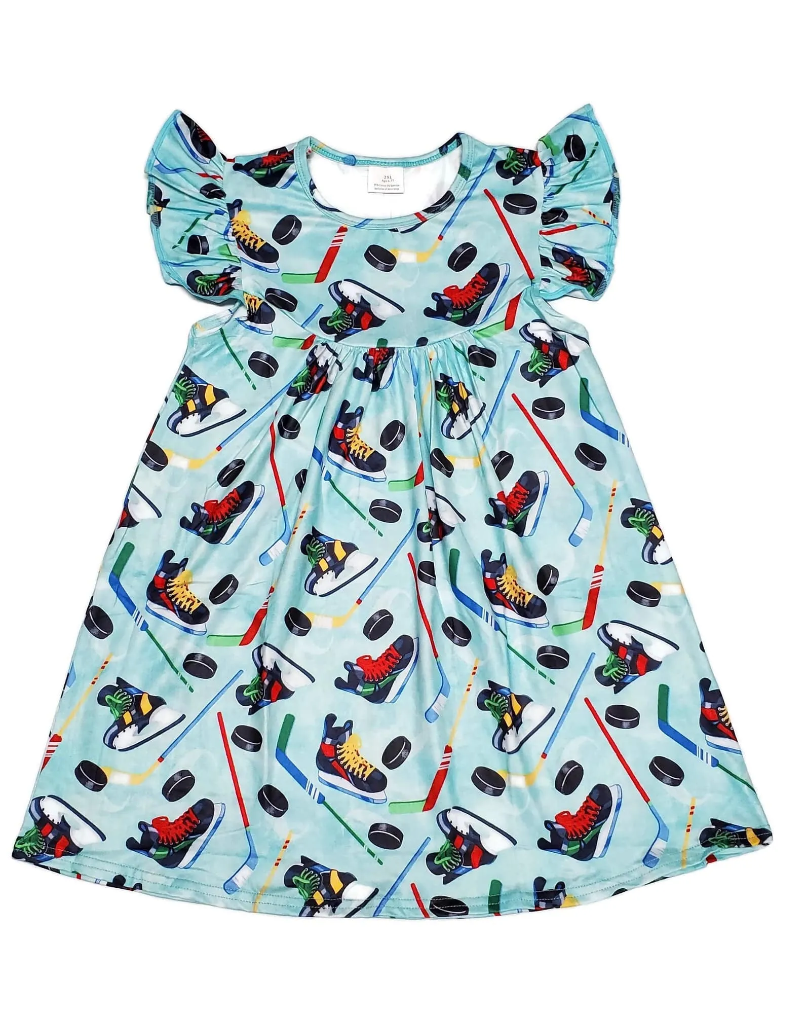 Hockey Milk Silk Flutter Dress