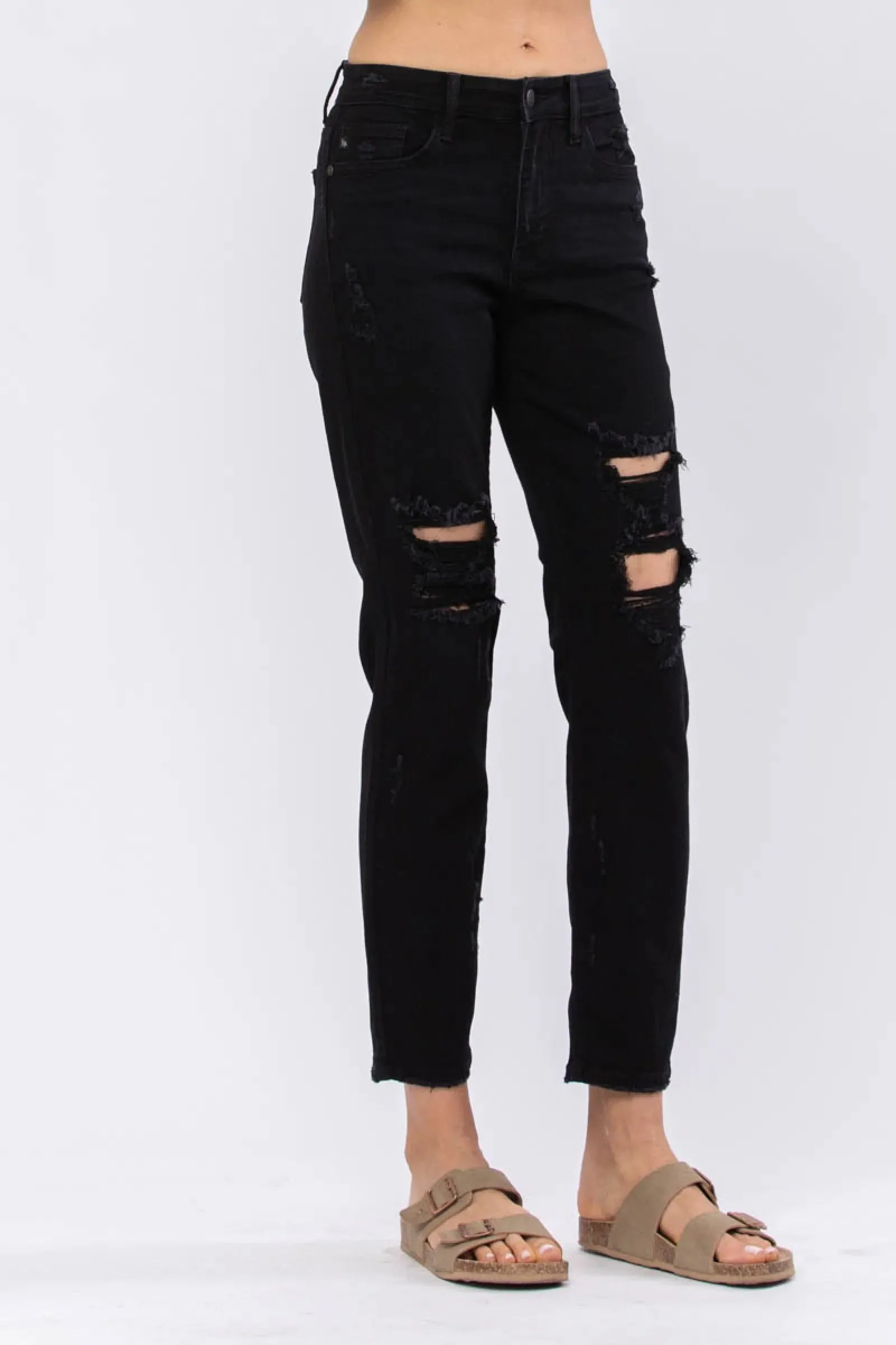Judy Blue Distressed Boyfriend