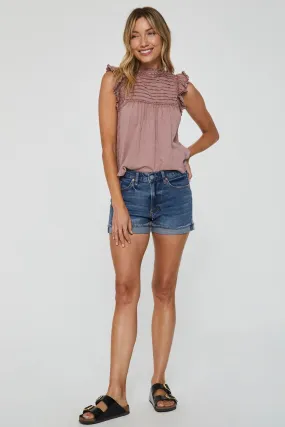 KENDRA LACE SEAM TOP