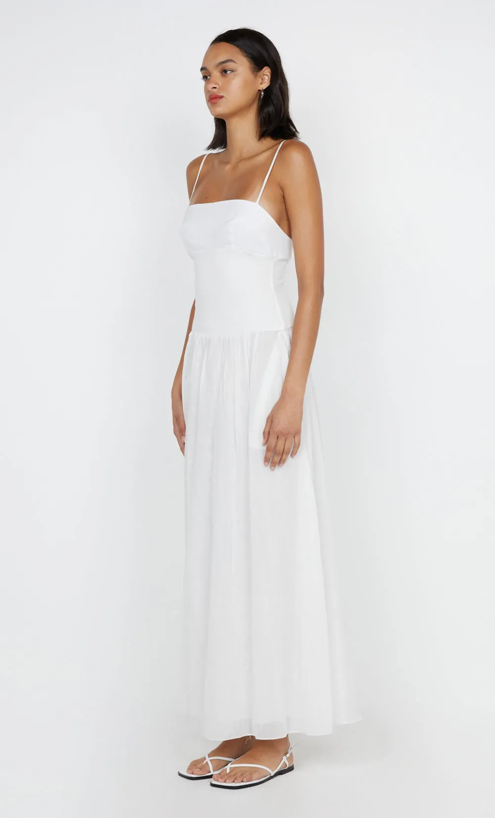 LINA MAXI DRESS - WHITE