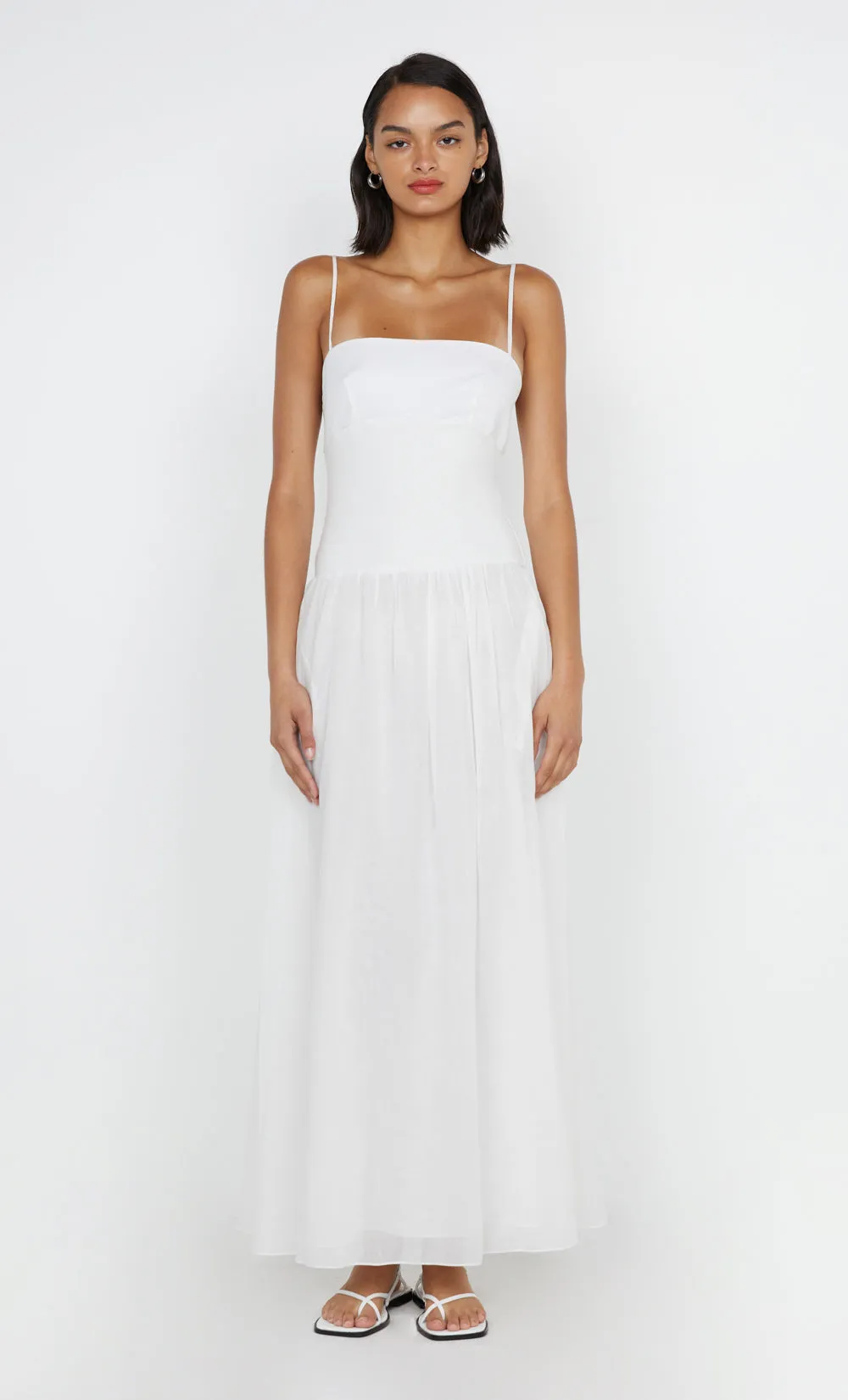 LINA MAXI DRESS - WHITE