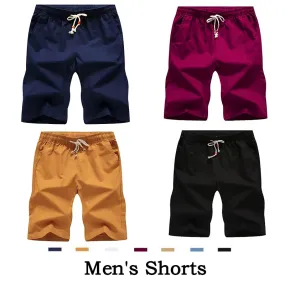 Max - Men's Casual Summer Elastic Waist Shorts