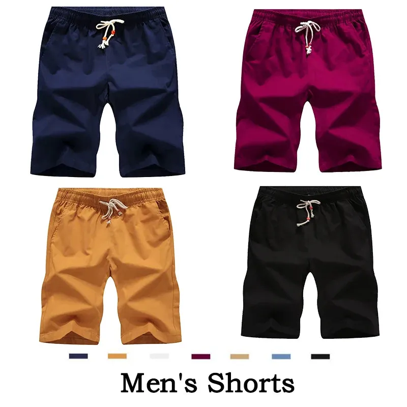 Max - Men's Casual Summer Elastic Waist Shorts