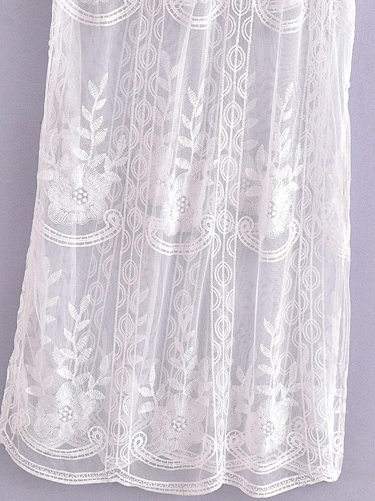 Maxi Dress - Boho Dress - Sundress - Lace Dress - Black Aitana