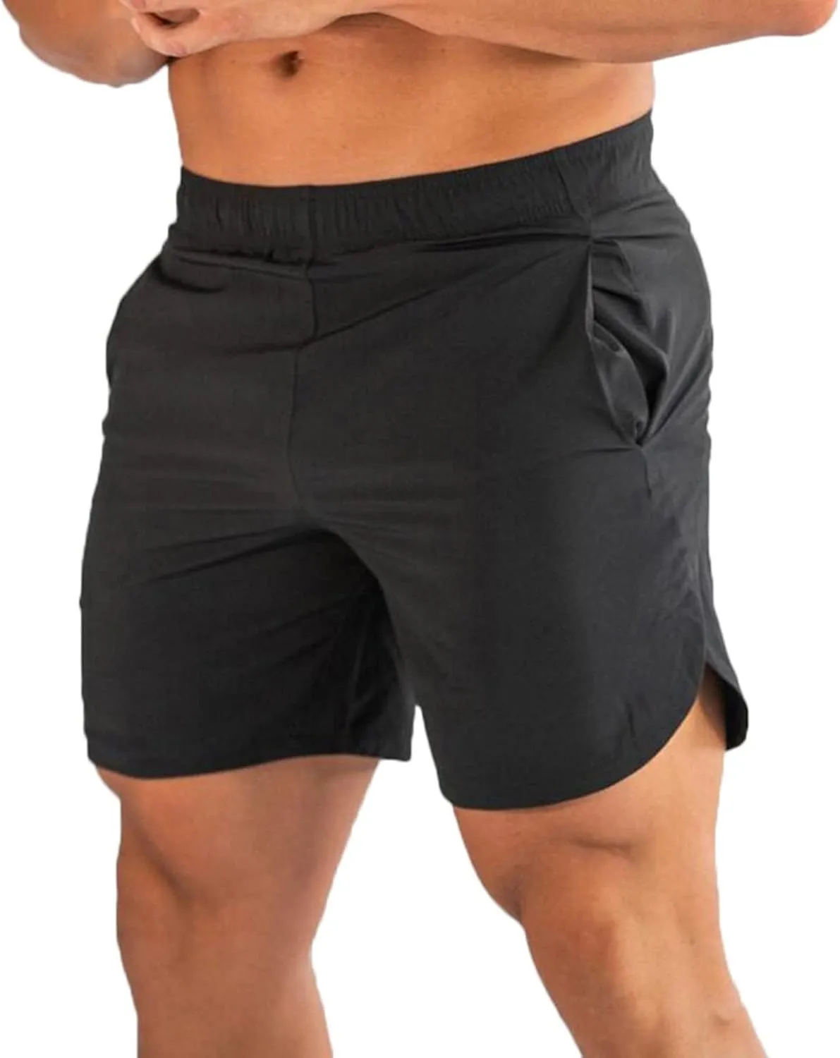 Men's Athletic Shorts Elastic Waist Quick Dry Breathable Comfortable Gym Workout Running Training Casual Sportswear