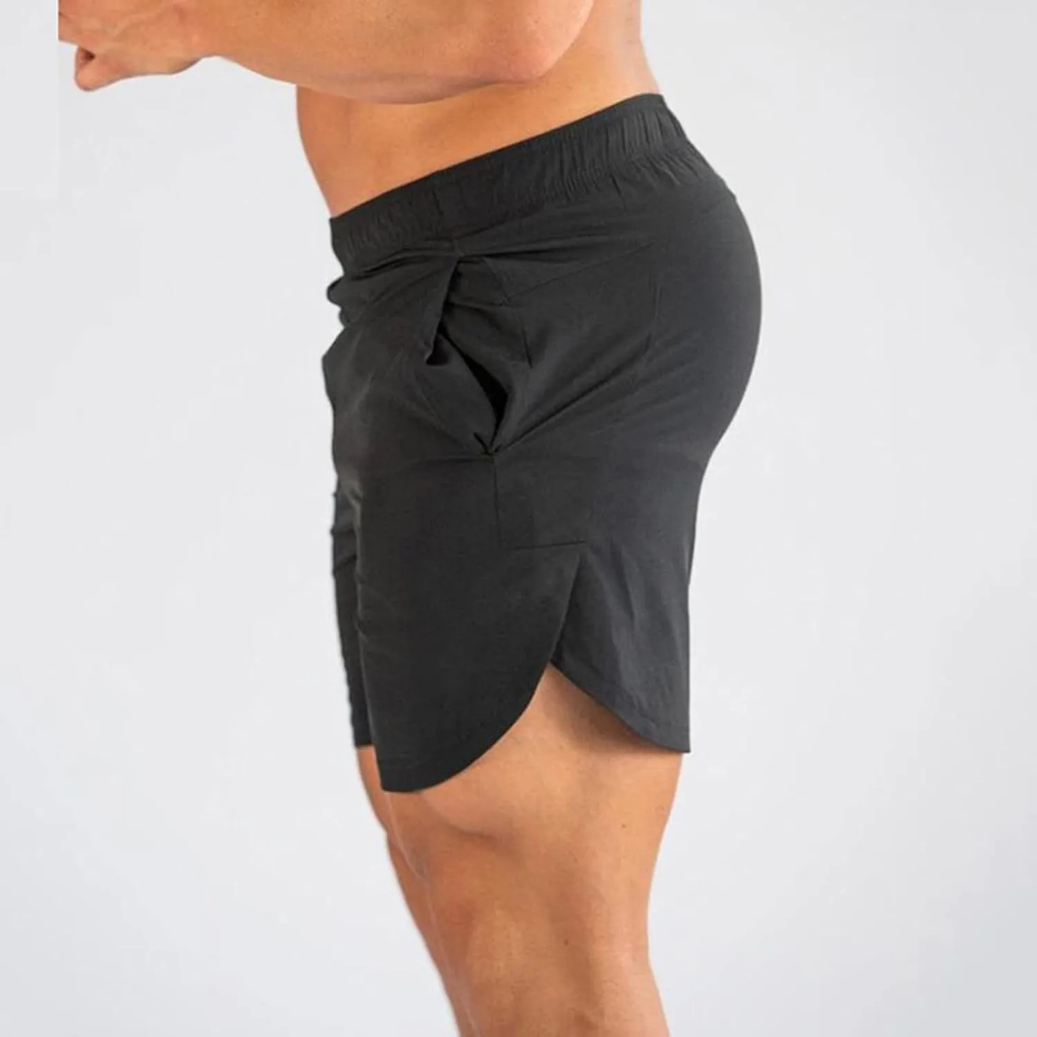 Men's Athletic Shorts Elastic Waist Quick Dry Breathable Comfortable Gym Workout Running Training Casual Sportswear