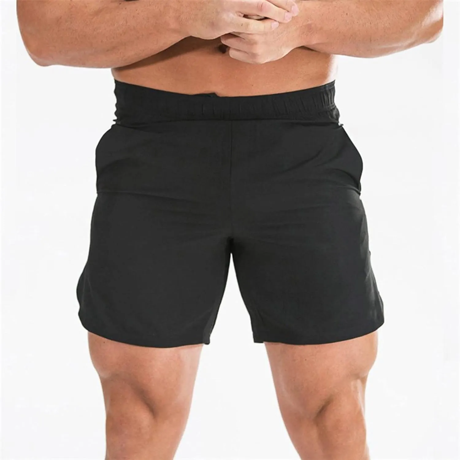 Men's Athletic Shorts Elastic Waist Quick Dry Breathable Comfortable Gym Workout Running Training Casual Sportswear