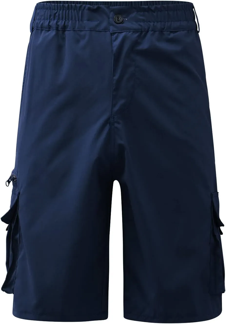 Men's Cargo Short 6 Pockets Comfortable Twill Cotton Elastic Waist Causal Work Shorts Cargo Shorts Work Shorts Hiking Pants