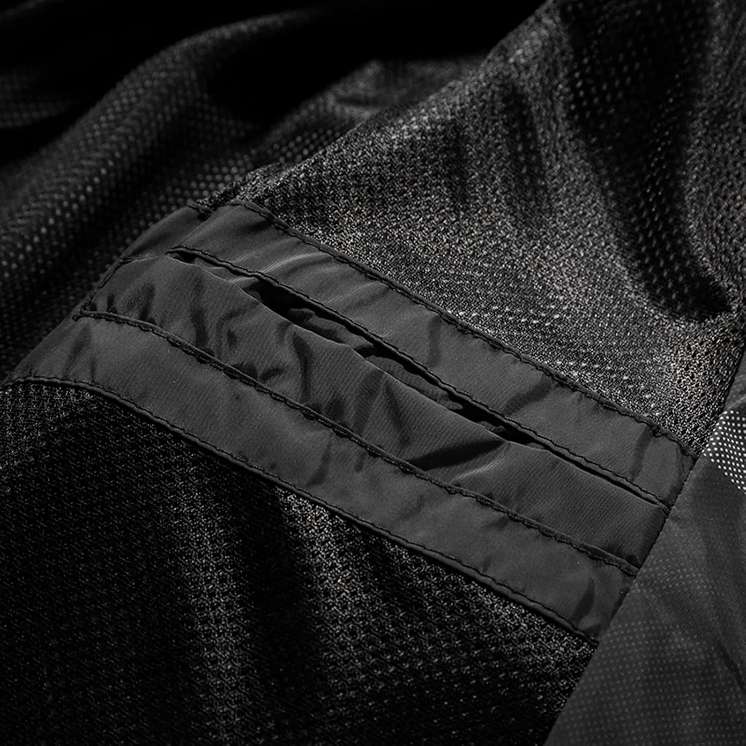 Men's Lightweight Jacket with Hooded Pockets Print Windproof Outdoor Coat Loose Breathable Hiking Top for Men