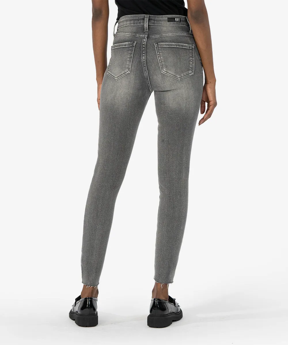 Mia Fab Ab High Rise Toothpick Skinny Button Fly - Urbane