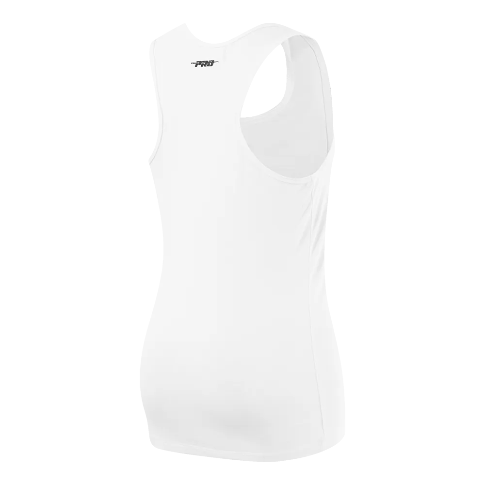 NFL NEW YORK GIANTS CLASSIC WOMEN'S RELAXED FIT RACERBACK (WHITE)