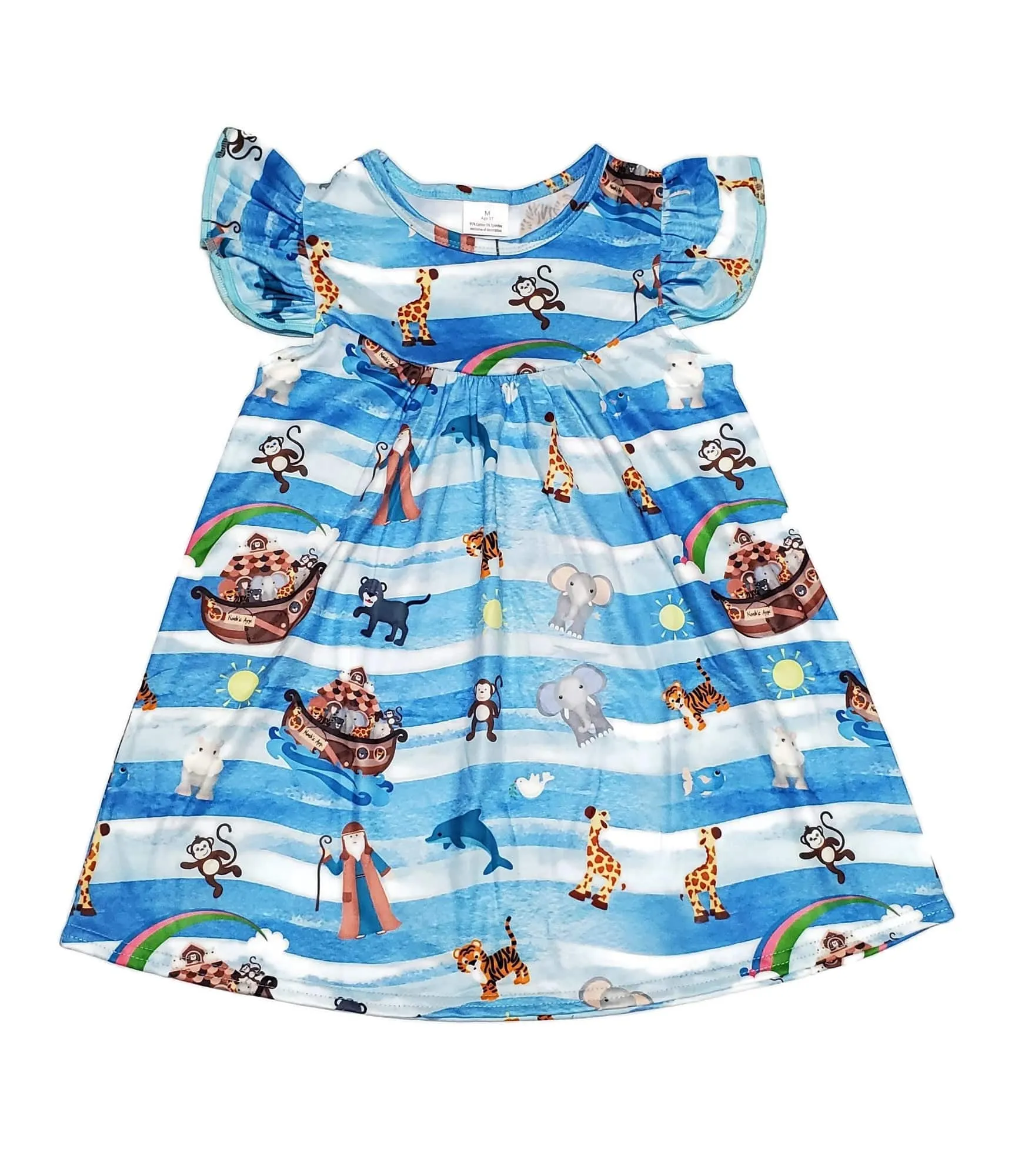 Noah Milk Silk Flutter Dress