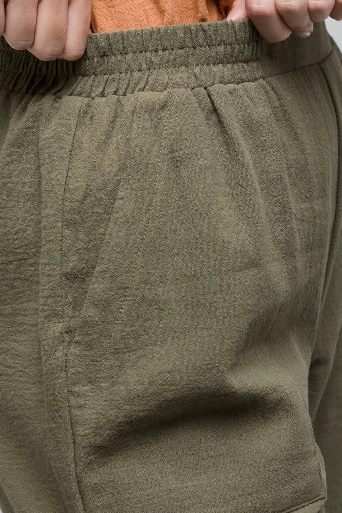Pull On Shorts Green