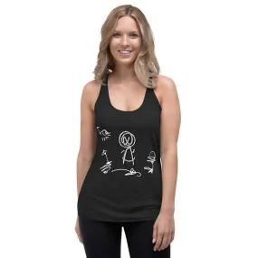 "Curiosities" Women's Racerback Tank