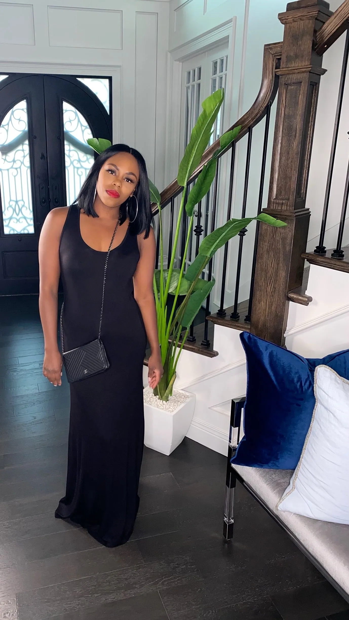 "Everything To Me" Maxi Dress (Black)
