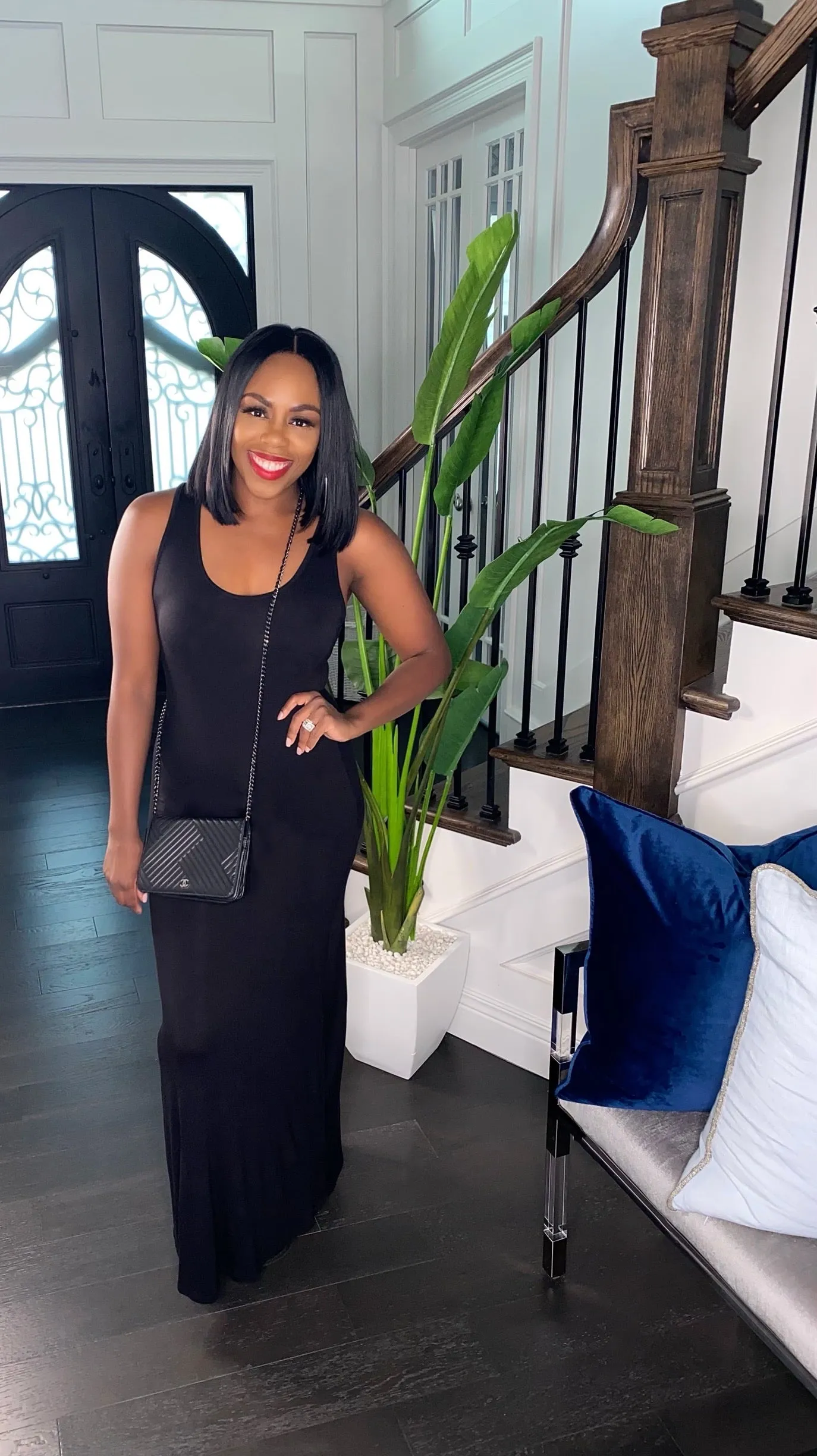 "Everything To Me" Maxi Dress (Black)