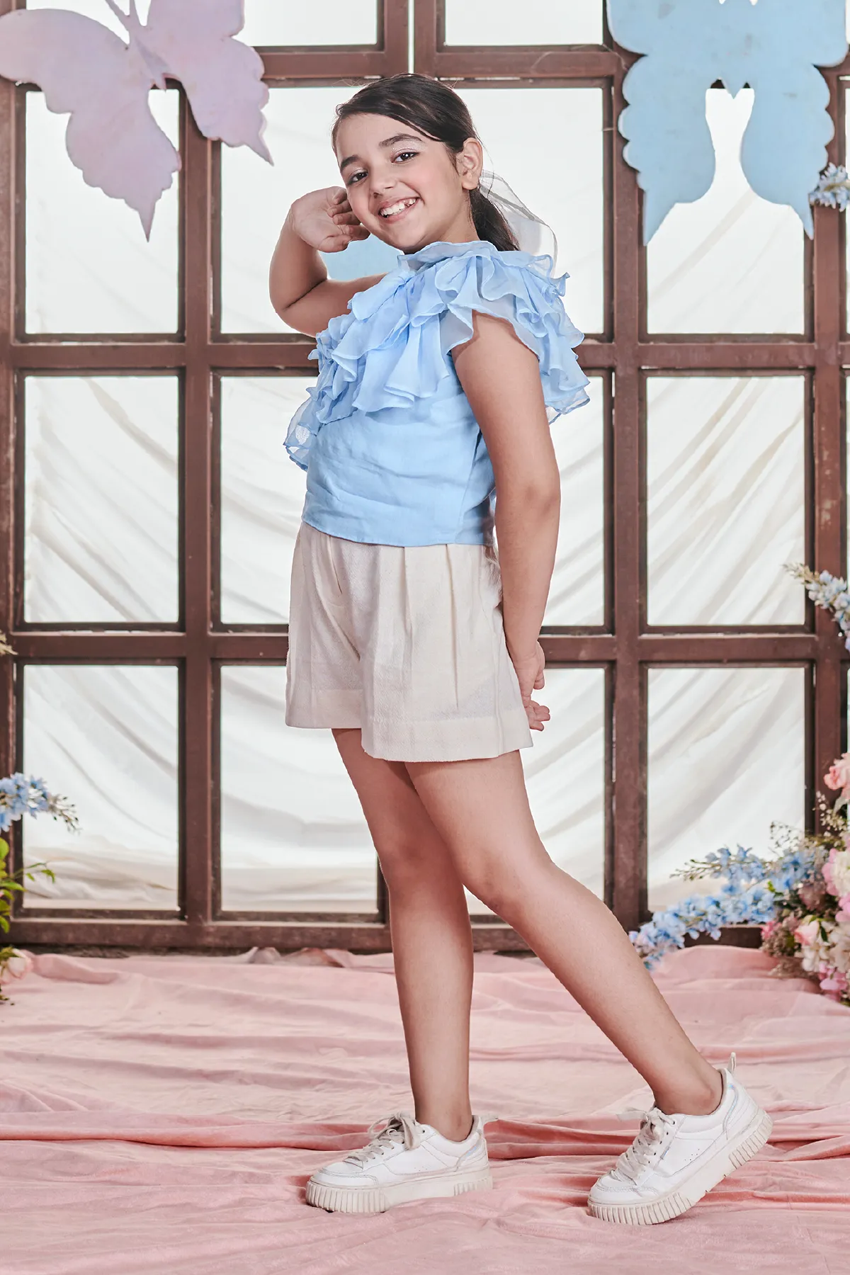 Rebecca- Organic Crush Cotton Shorts