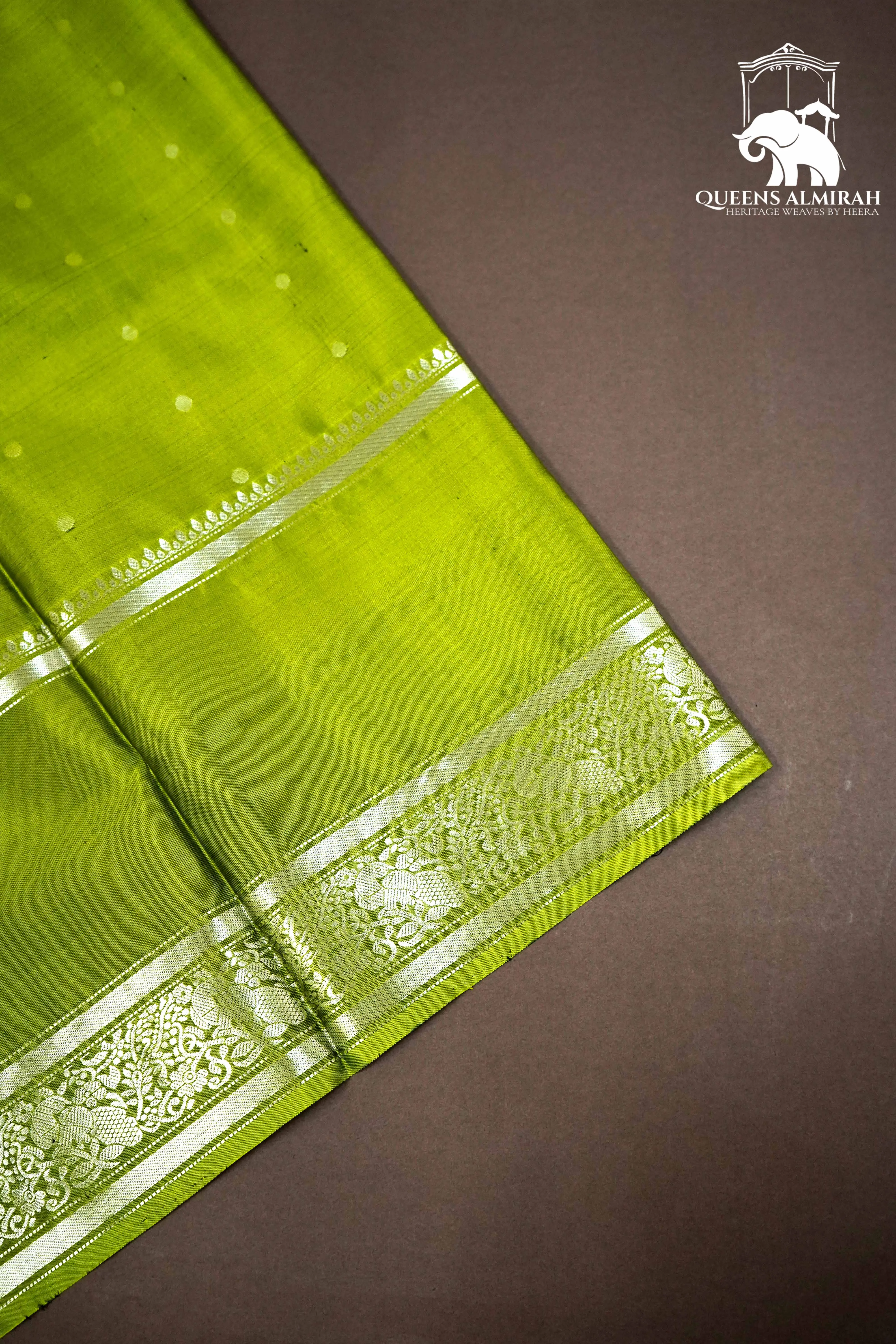 ROYAL BLUE WITH MURKY GREEN SOFT SILK SAREE
