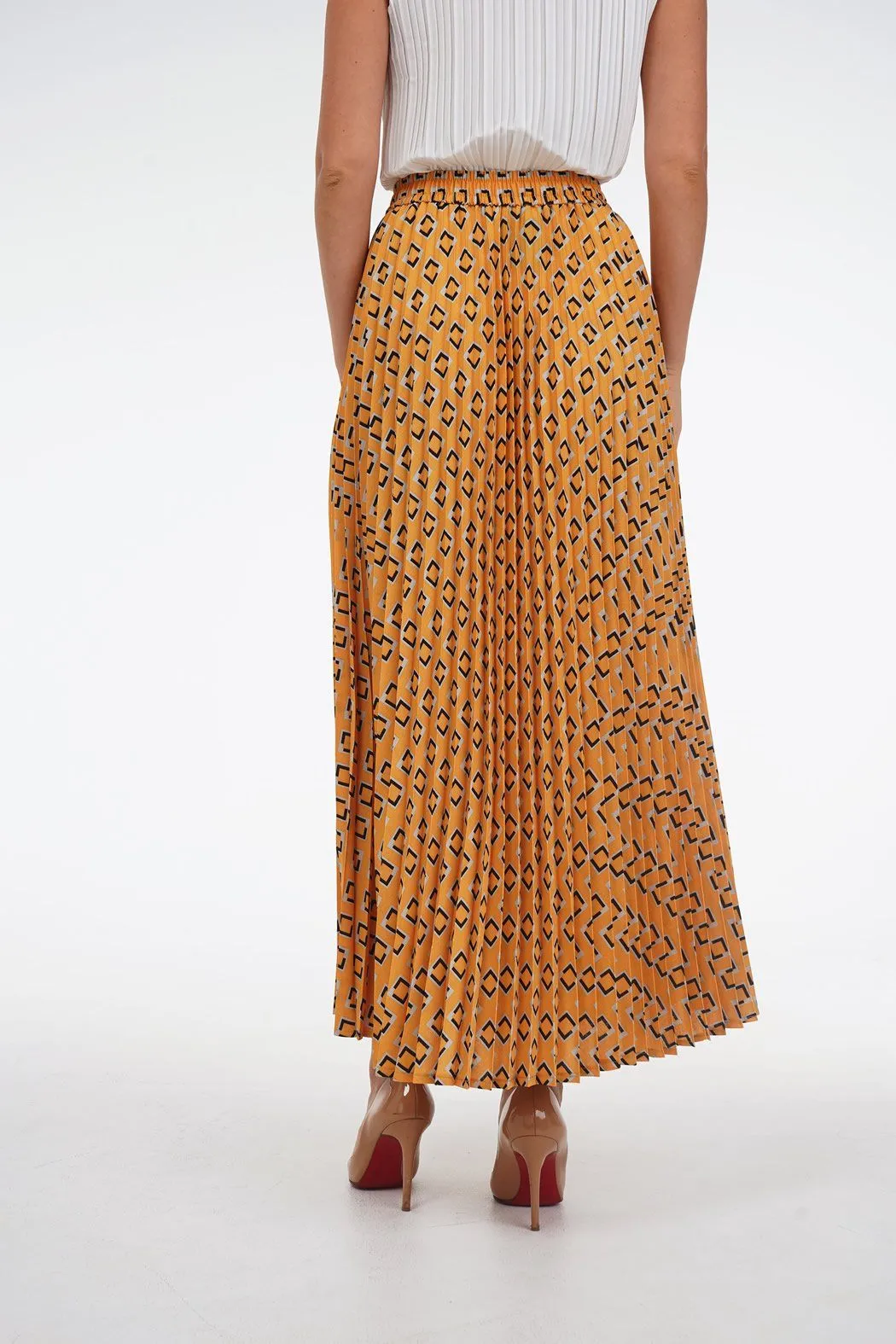 Salenia A-Line Printed Skirt