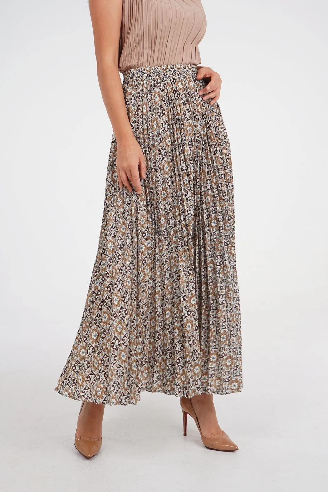 Salenia A-Line Printed Skirt