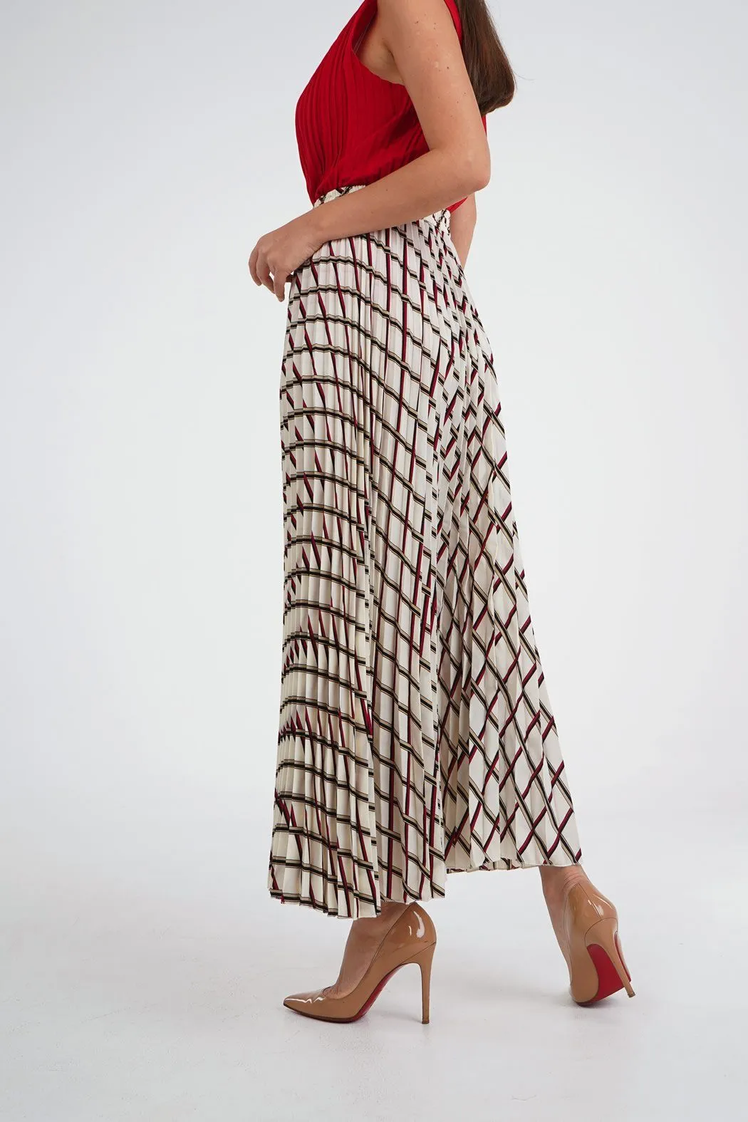 Salenia A-Line Printed Skirt